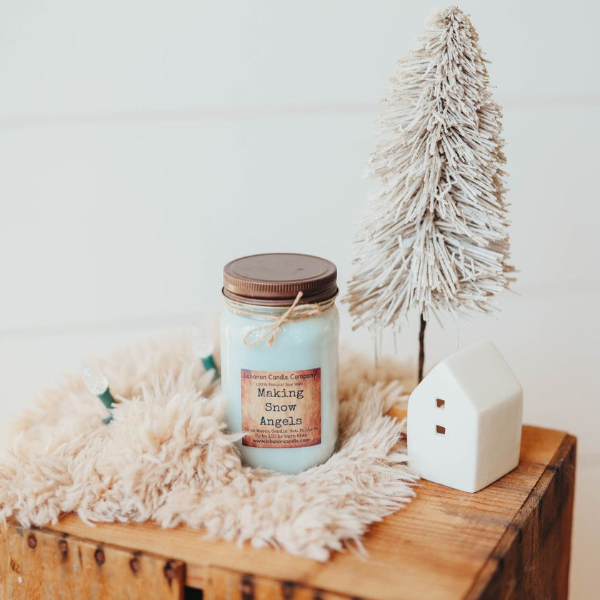 Making Snow Angels Candle
