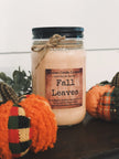Fall Leaves Candle
