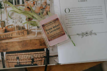 Black Amber & Lavender Wax Melt