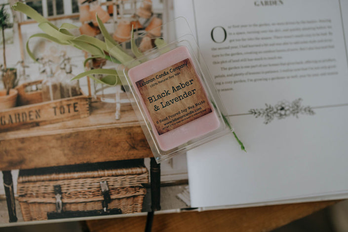 Black Amber & Lavender Wax Melt