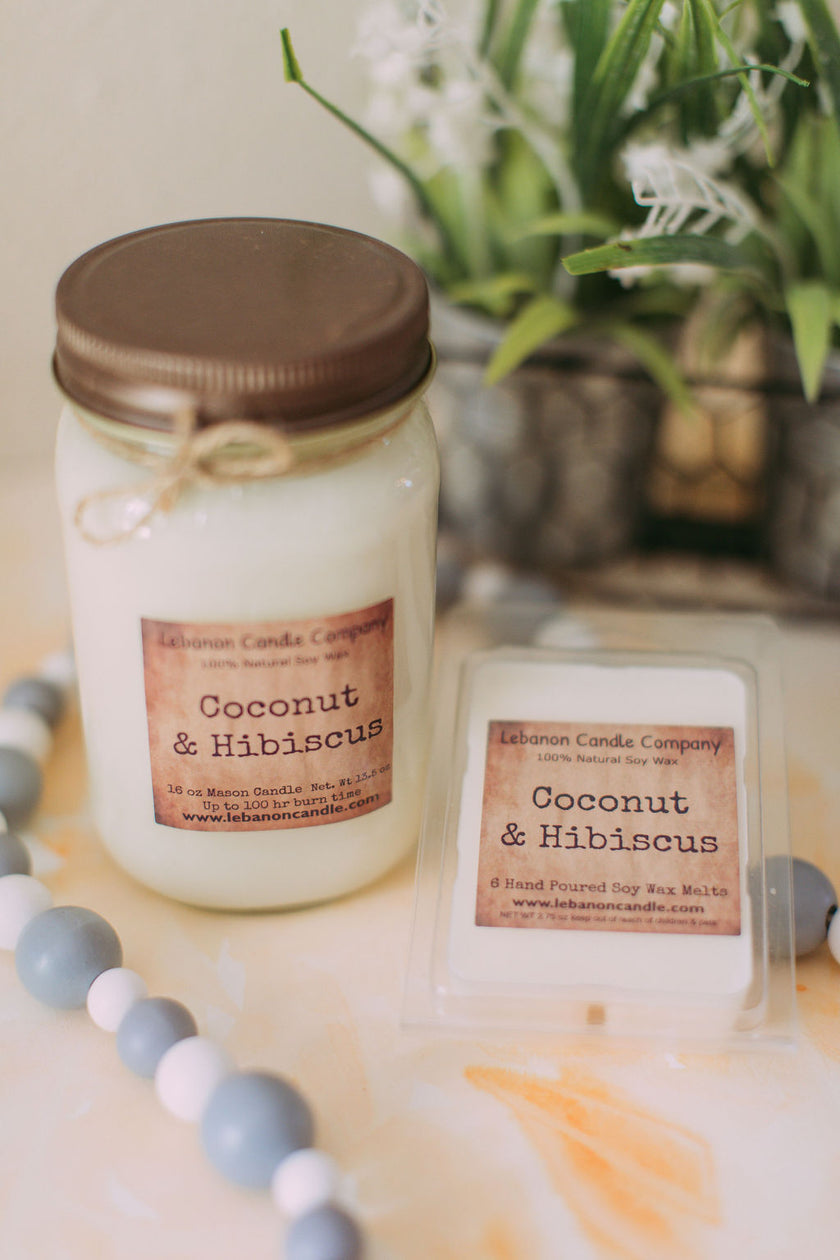 Coconut & Hibiscus Wax Melt