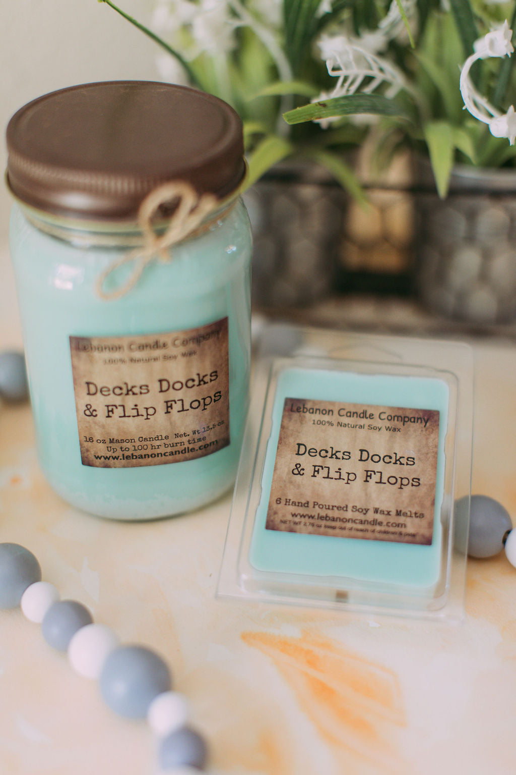 Decks Docks & Flip Flops Candle