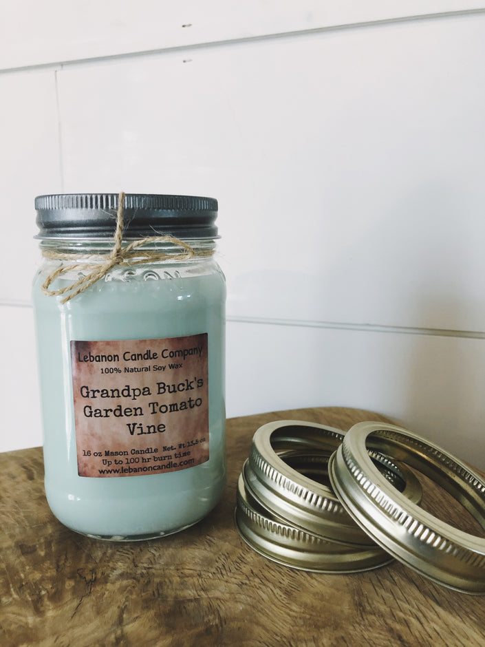 Grandpa Buck's Garden Tomato Vine Candle