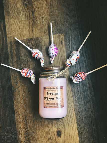 Grape Blow Pop Candle