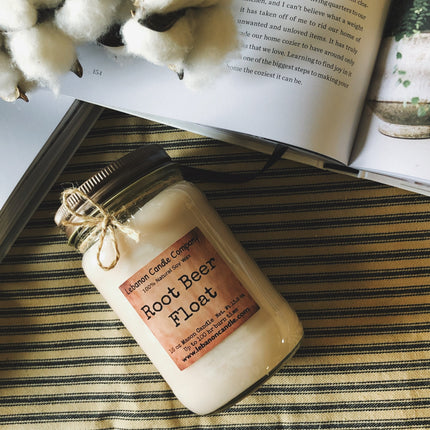 Root Beer Float Candle