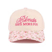 Blondes Have More Fun Two-Tone Canvas Cotton Cap