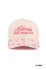 Blondes Have More Fun Two-Tone Canvas Cotton Cap