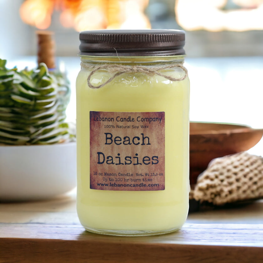 Beach Daisies Candle
