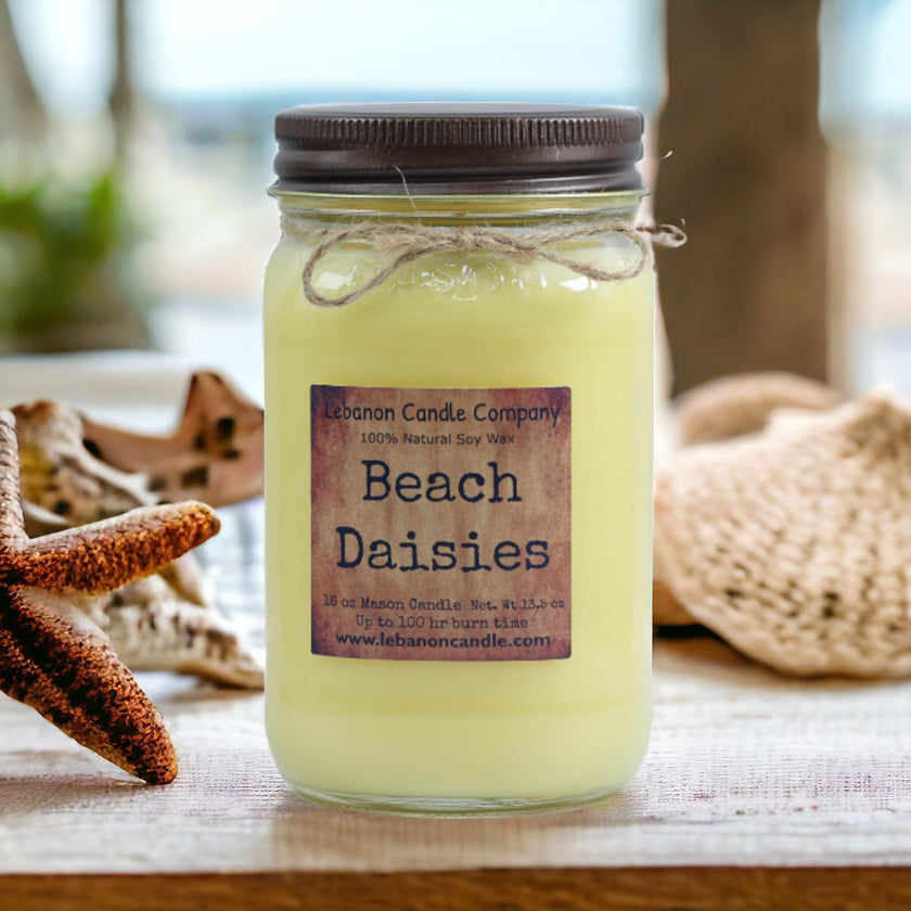Beach Daisies Candle