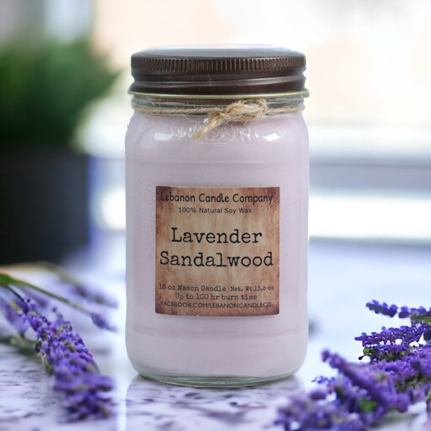Lavender Sandalwood Candle