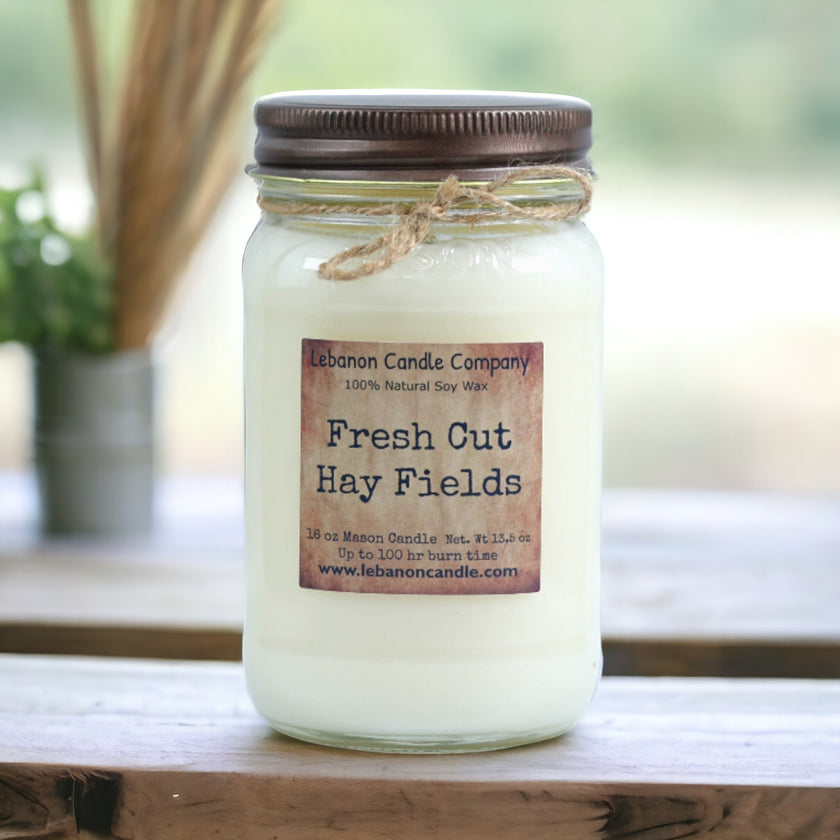 Fresh Cut Hay Fields Candle