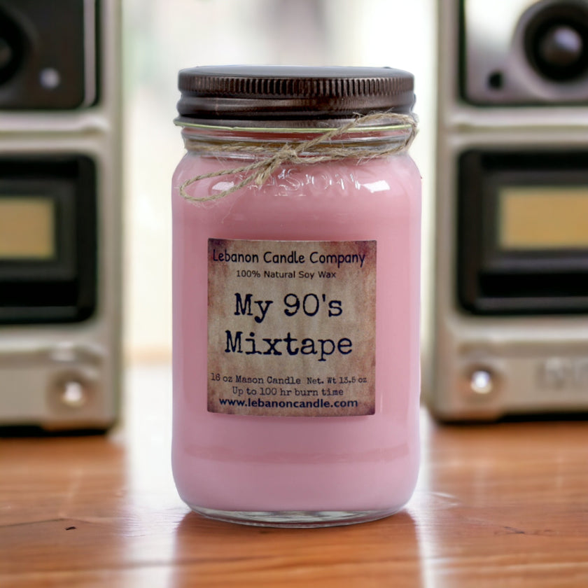 My 90's Mixtape Candle