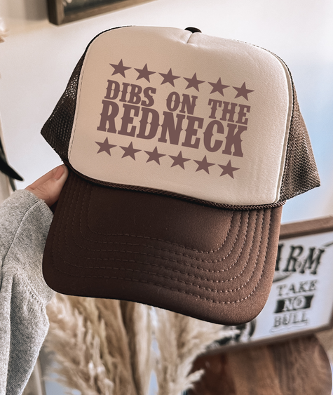 Dibs on the Redneck Trucker Hat