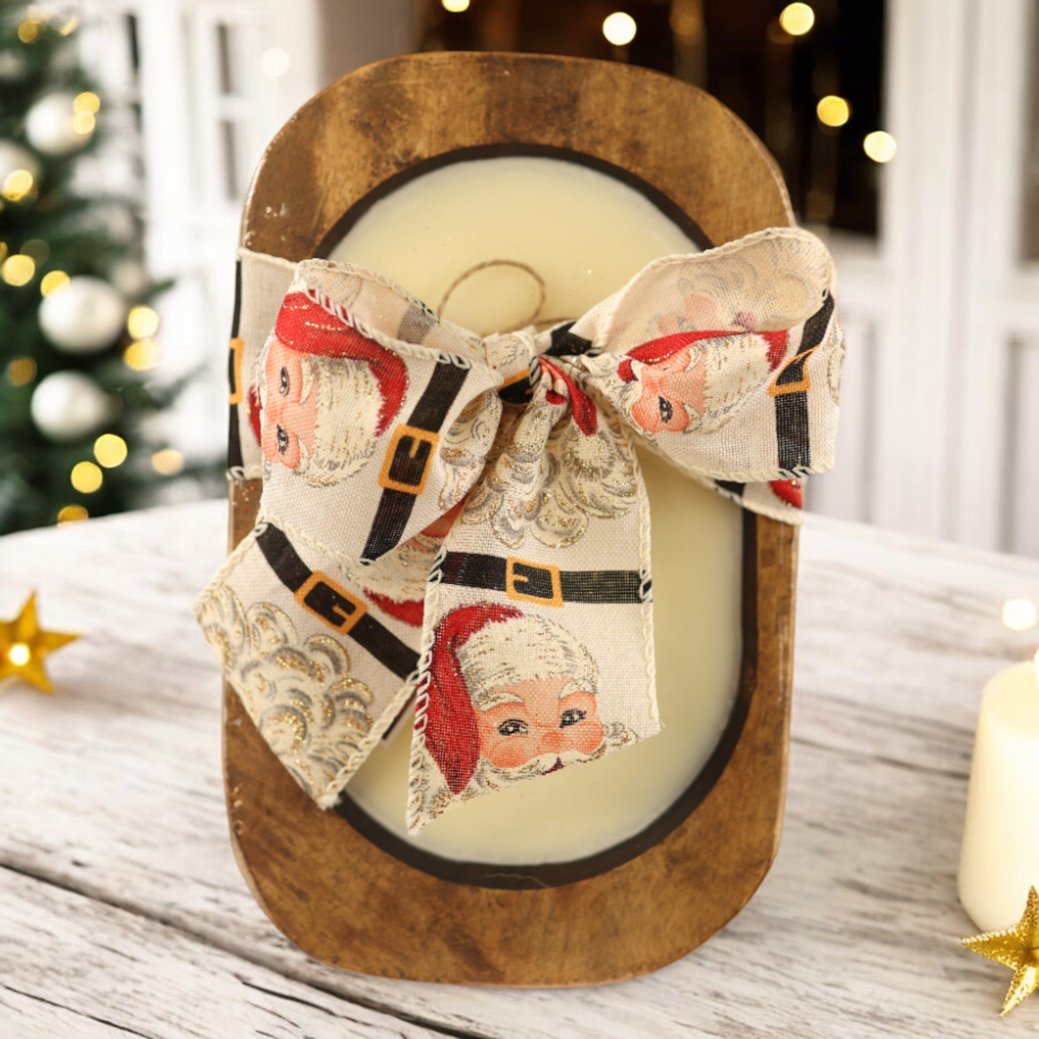 Christmas Splendor Scented Christmas Dough Bowl Candle