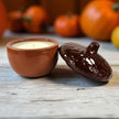 Acorn Glass Glazed Trinket Candle