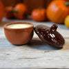 Acorn Glass Glazed Trinket Candle