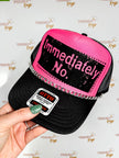 Immediately, No Trucker Hat with Chain