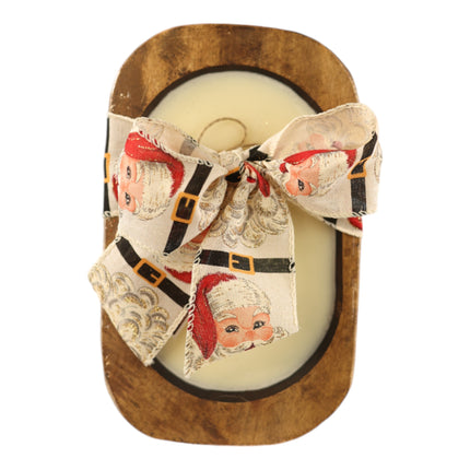 Spiced Cranberry Scented Christmas Dough Bowl Candle