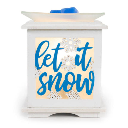 Let It Snow Fragrance & Wax Electric Warmer