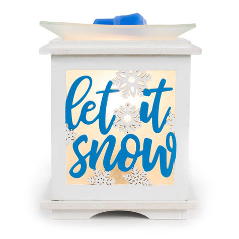 Let It Snow Fragrance & Wax Electric Warmer