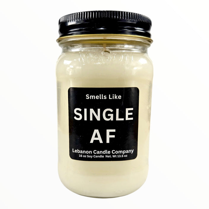 Funny Single AF Candle