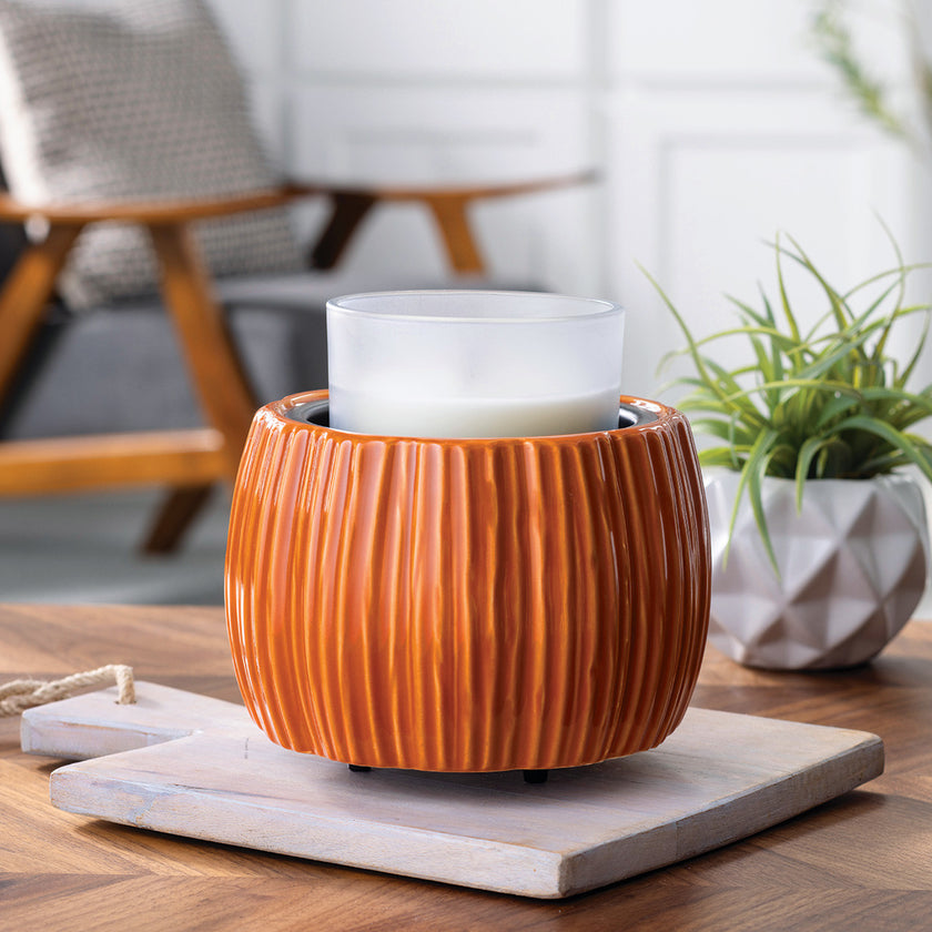 Harvest Pumpkin Crock Candle Warmer