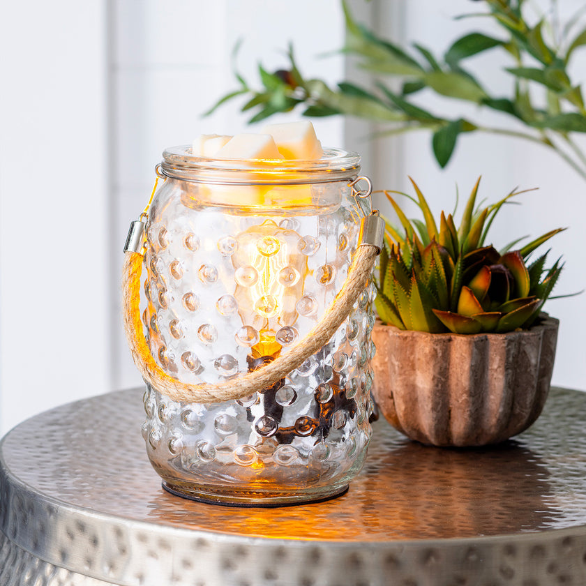 Hobnail &  Rope Vintage Bulb Warmer