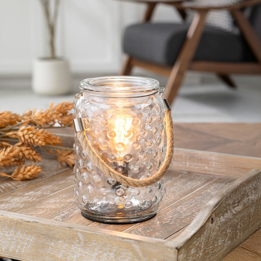 Hobnail &  Rope Vintage Bulb Warmer