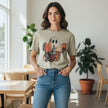 Vintage Halloween Patchwork Ghost Tee
