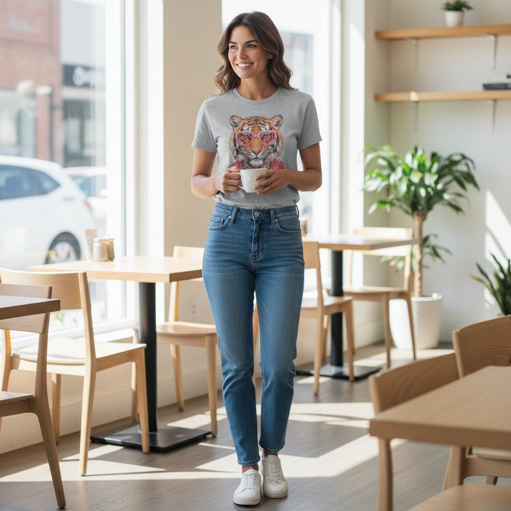 Glitz and Glam Tiger  Graphic Tee