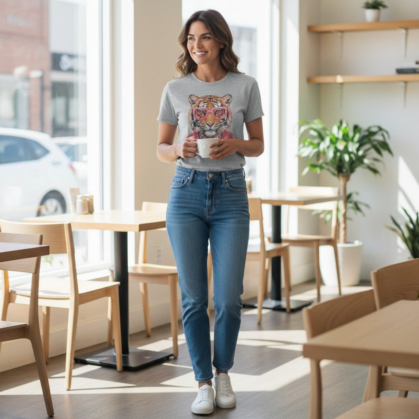 Glitz and Glam Tiger  Graphic Tee