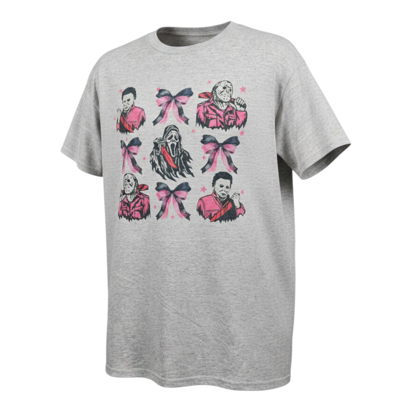 Pink Bows and Slasher Foes Tee