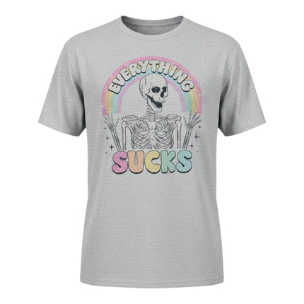 Everything Sucks Skeleton  Graphic Tee