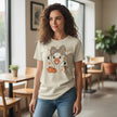 Leopard Bow Fall Goose Tee