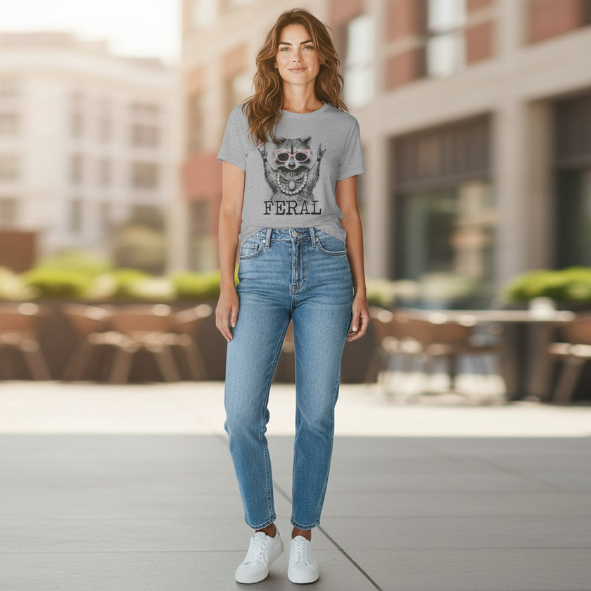 Feral Racoon Graphic Tee