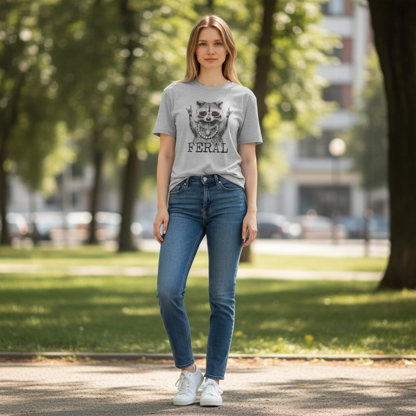 Feral Racoon Graphic Tee