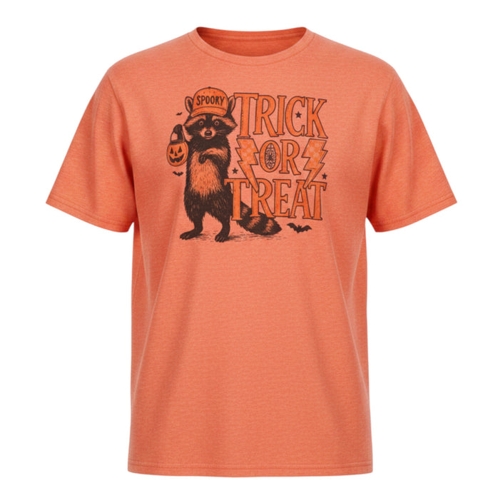 Retro Trick or Treat Raccoon  Graphic Tee
