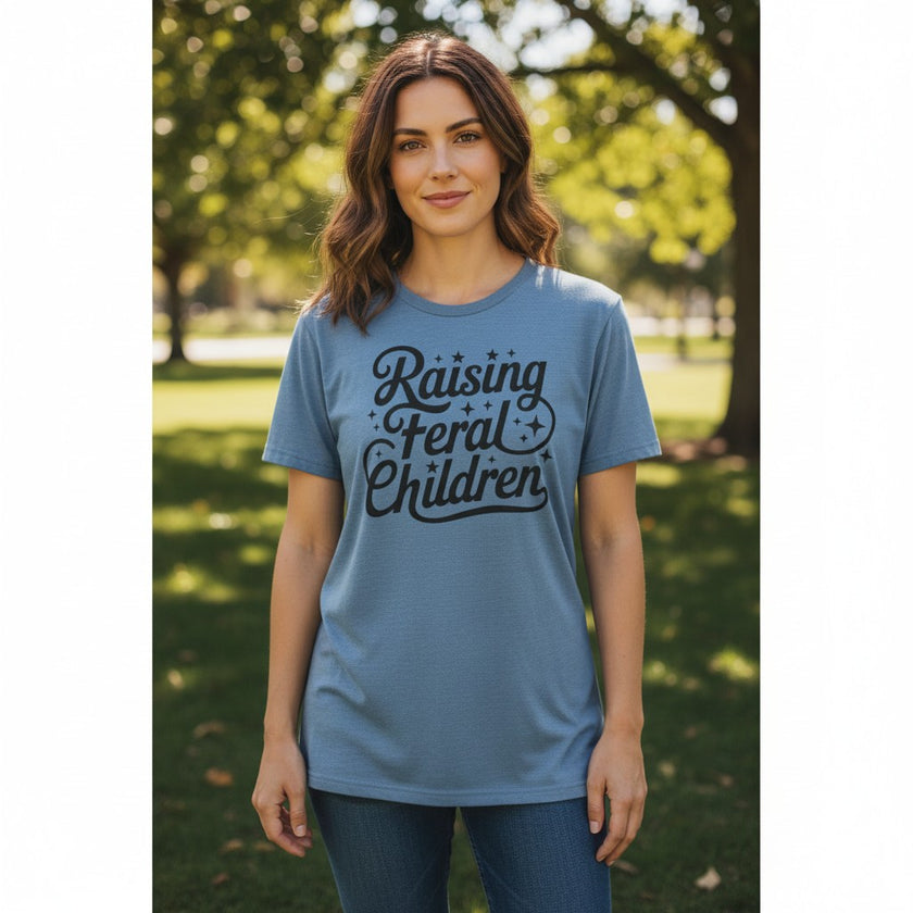 Raising Feral Children Graphic  Graphic Tee