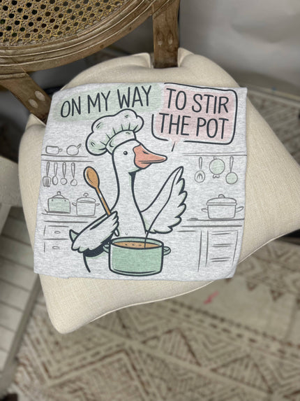 On My Way to Stir The Pot Graphic Tee