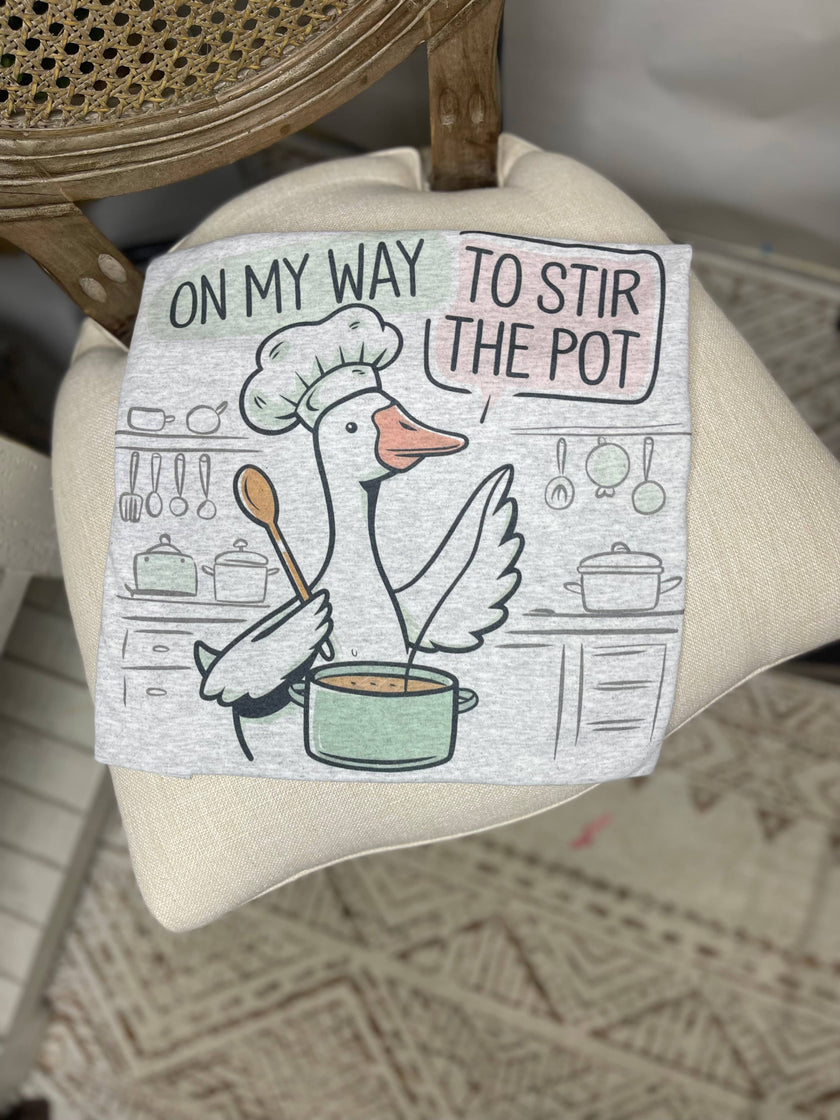 On My Way to Stir The Pot Tee
