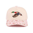 Mallard Two-Tone Cotton Floral Hat