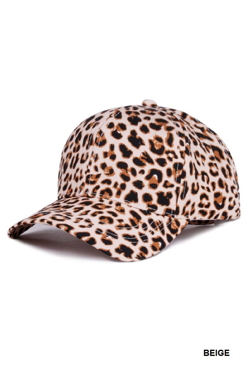 Leopard Pattern Baseball Cap