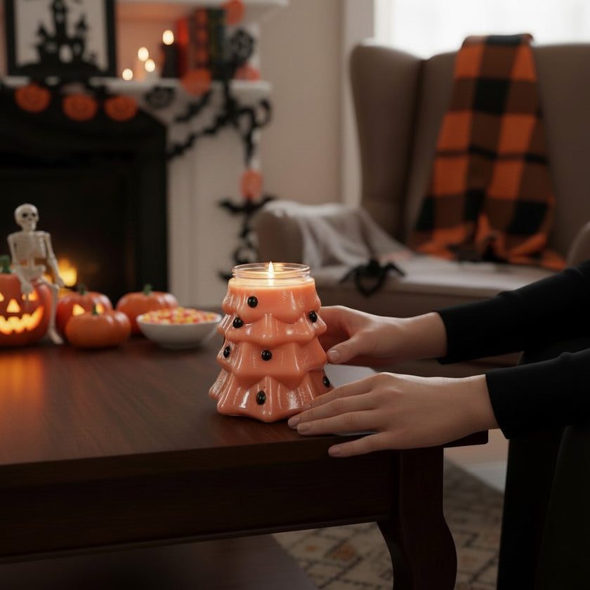 Halloween Christmas Tree Candle