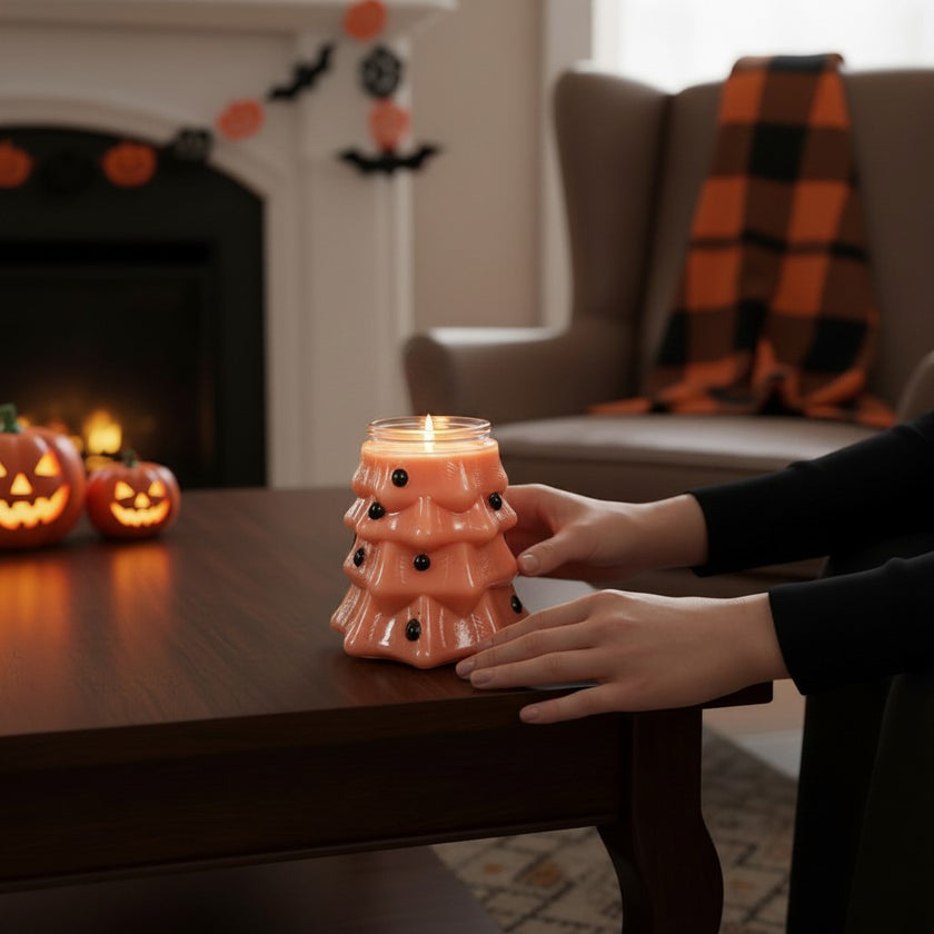 Halloween Christmas Tree Candle