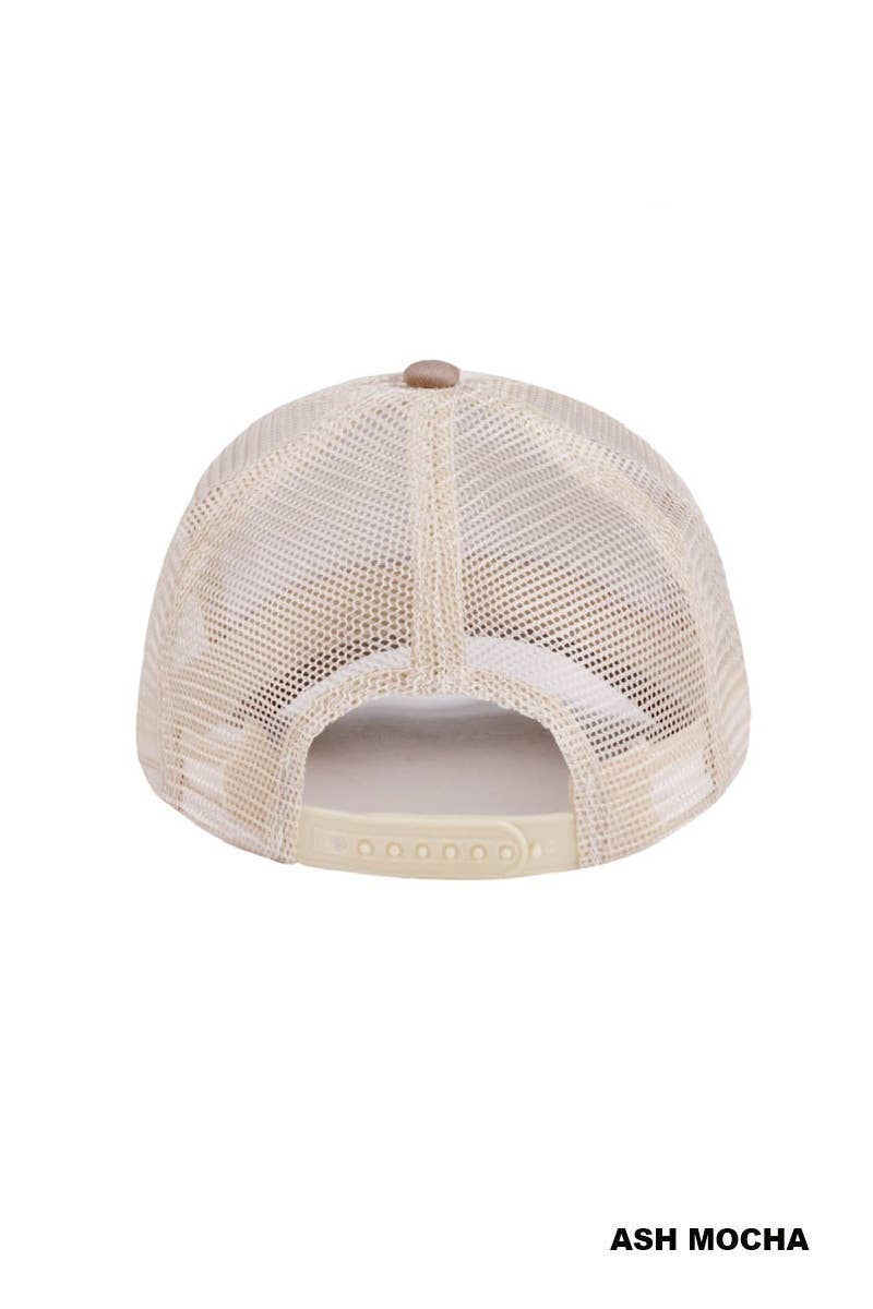 Jesus Is King Two-Tone Mesh Snapback Hat