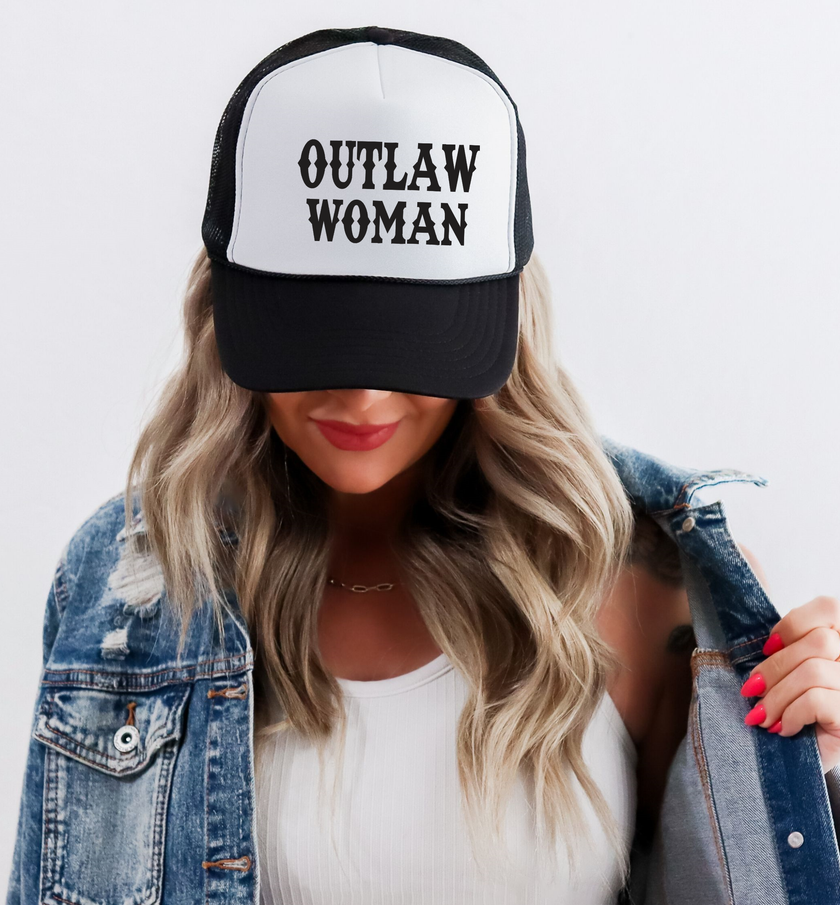 Outlaw Woman Trucker Hat