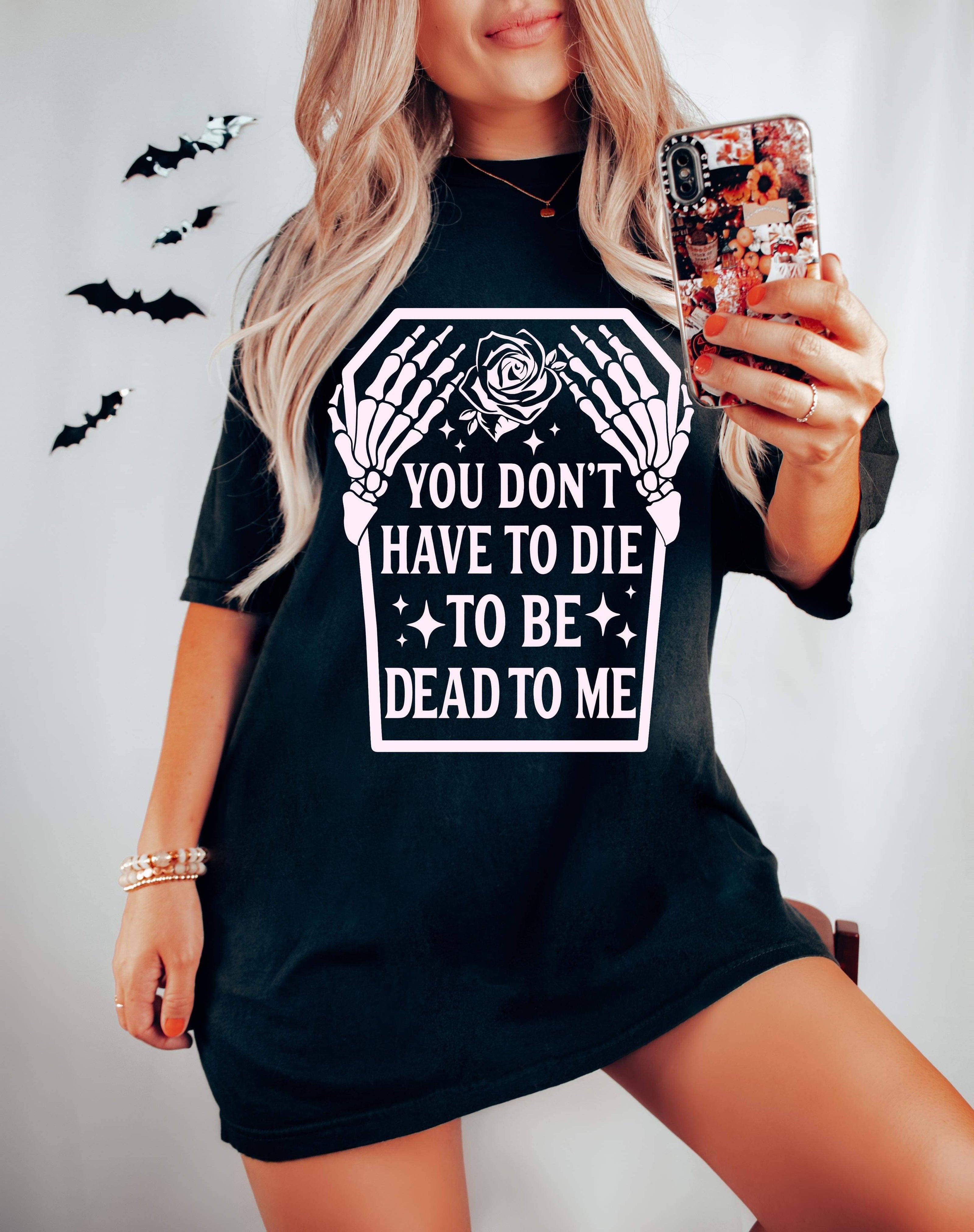 Dead to Me Skeleton Graphic Tee