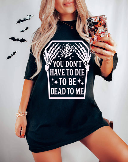 Dead to Me Skeleton Graphic Tee