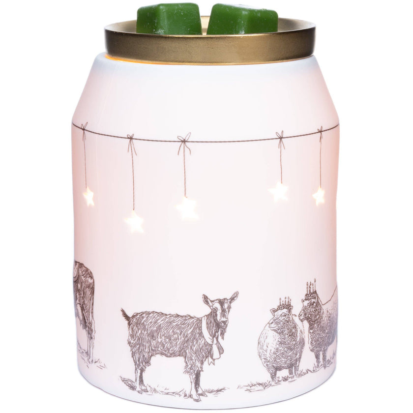 Holiday Farm Fragrance & Wax Electric Warmer