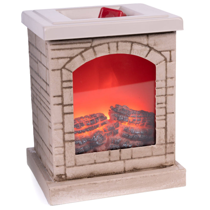 Stacked Stone Fireplace Fragrance & Wax Electric Warmer